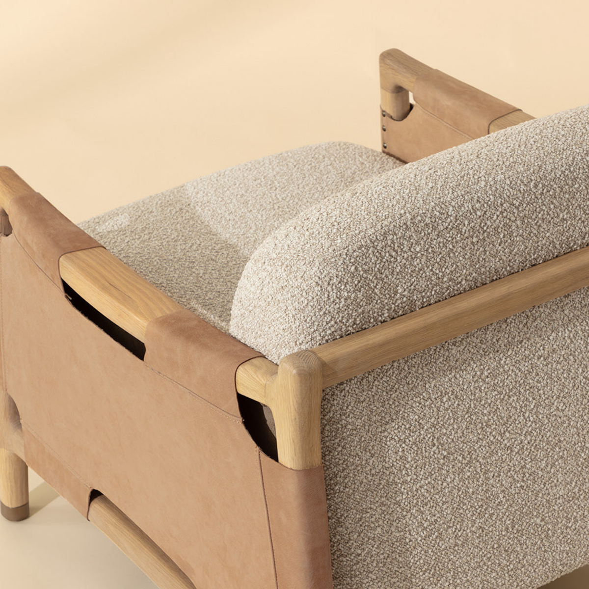 Constantine Lounge Chair in Light Oak