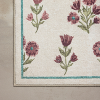 Clove CLO-02 (Chris Loves Julia × Loloi) Bath Mat [Ivory/Plum]
