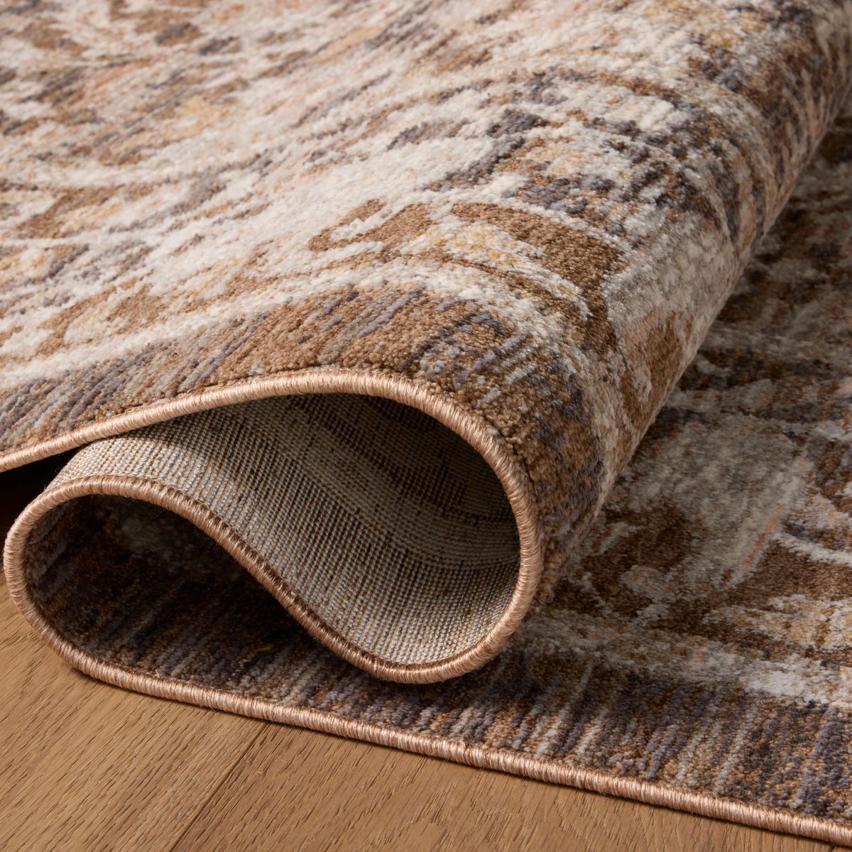 Doris (Chris Loves Julia × Loloi) DRS-02 Rug [Tobacco/Ivory]