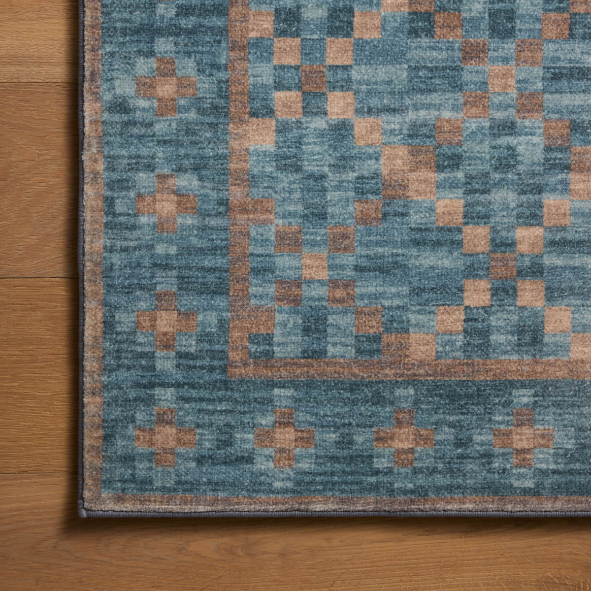Bobby (Chris Loves Julia × Loloi) BOB-01 Rug [Ocean/Copper]