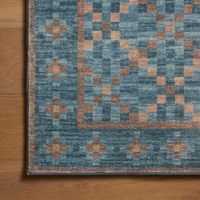 Bobby (Chris Loves Julia × Loloi) BOB-01 Rug [Ocean/Copper]