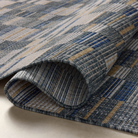 Birch BIR-04 Indoor/Outdoor Rug [Denim/Gold]