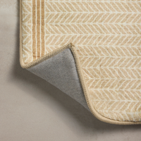Marvin (Chris Loves Julia × Loloi) MRV-01 Bath Mat [Wheat/Ivory]