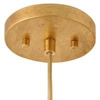 Honey 5.25" Scalloped Pendant