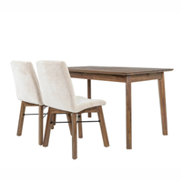 Gia Small Extension Dining Table [55 to 71" - Warm Pecan]