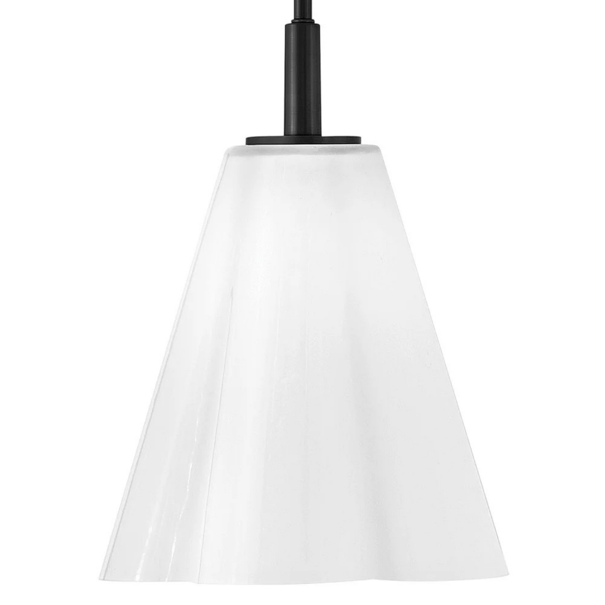 Honey 11" Scalloped Pendant