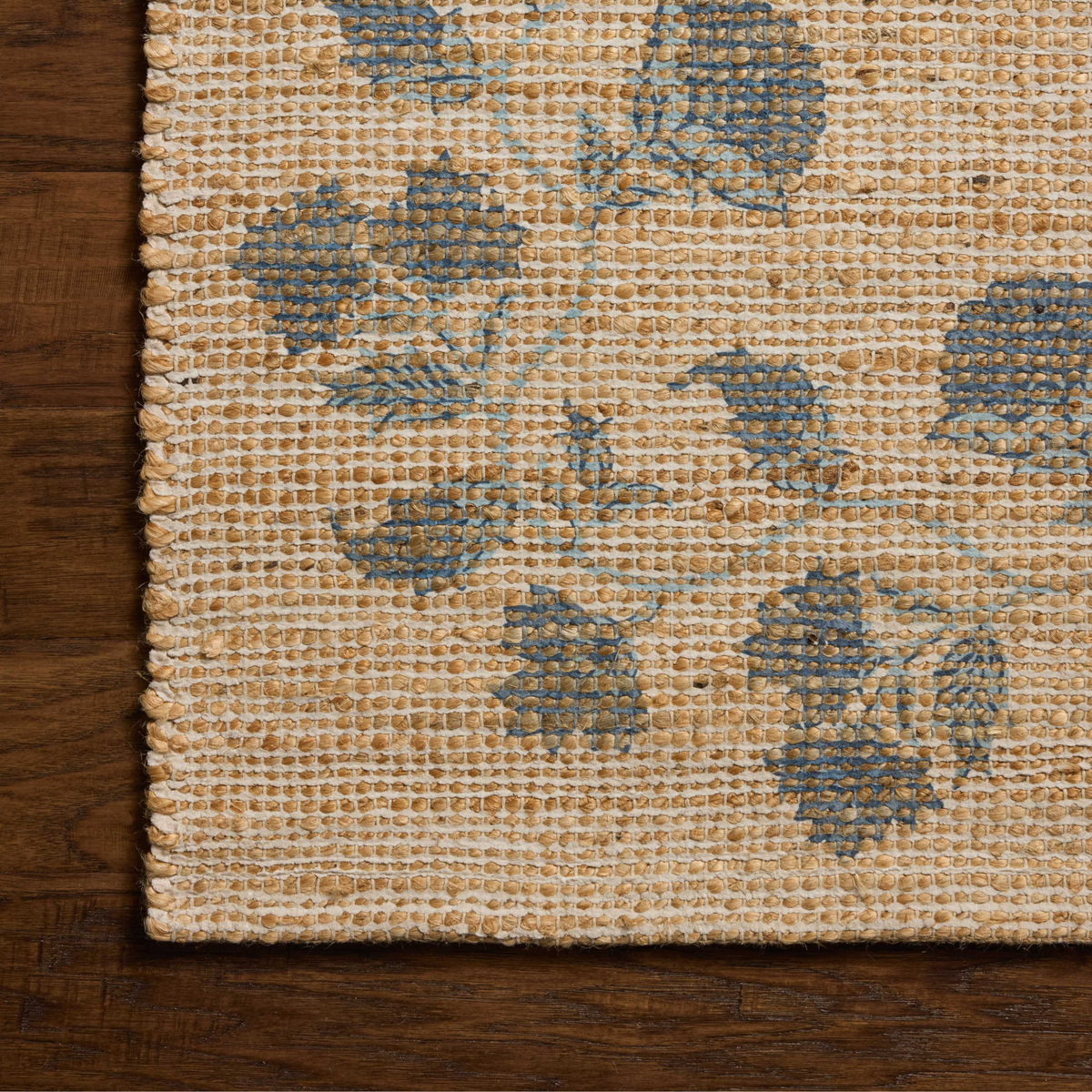 Rue (Chris Loves Julia × Loloi) RUE-05 Rug [Natural/Denim]