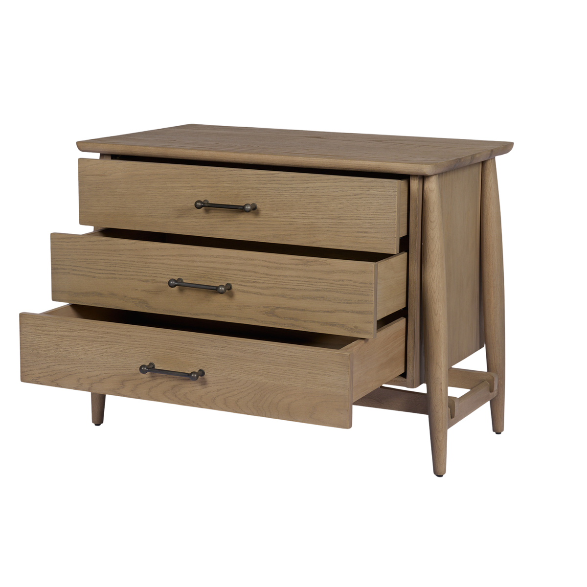 Hollis 3-Drawer Nightstand