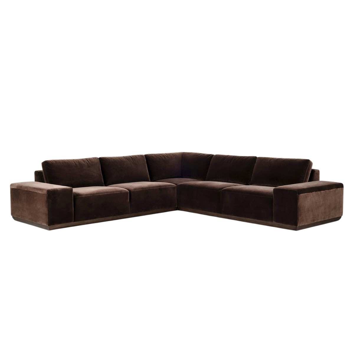 Isaiah 3-Piece Sectional [Surrey Cocoa Performance Fabric]
