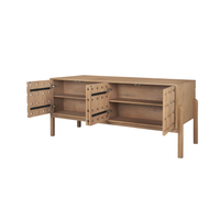 Trellyn Desk [/w Carved Woven Wood Front]