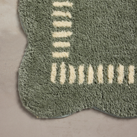 Valerie (Chris Loves Julia × Loloi) VLR-01 Bath Mat [Lagoon/Ivory]
