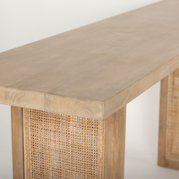 Grier 65" Console Table [w/ Cane]