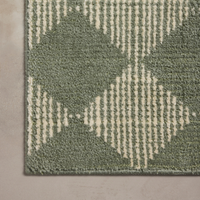 Lawrence (Chris Loves Julia × Loloi) LAW-01 Bath Mat [Mist/Ivory]