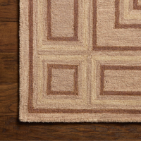 Alfie (Chris Loves Julia × Loloi) ALF-01 Rug [Blush/Rose]
