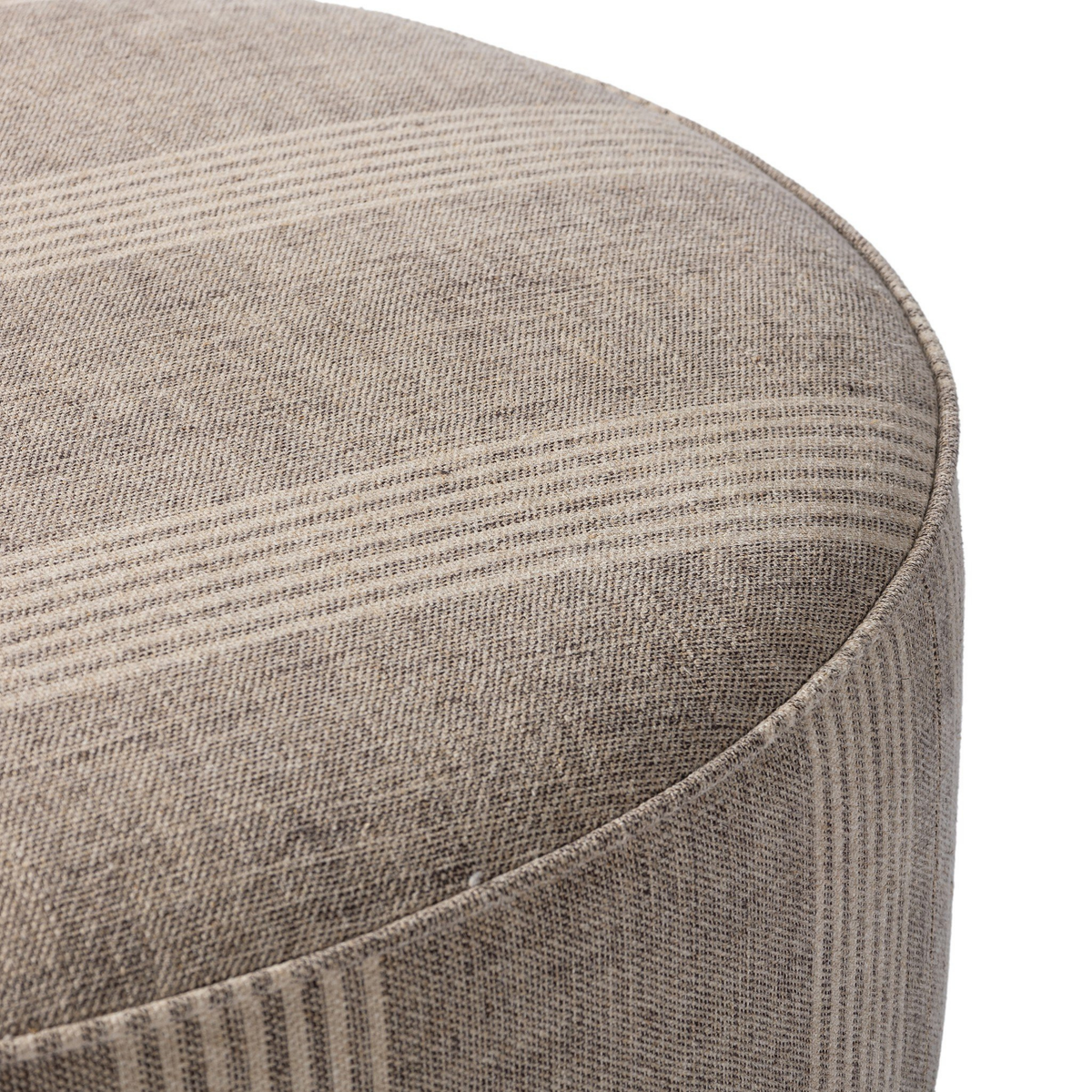 Sinclair Round Ottoman [Manchester Flint]