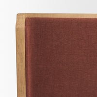 Holden Upholstered Bed [Burgundy]