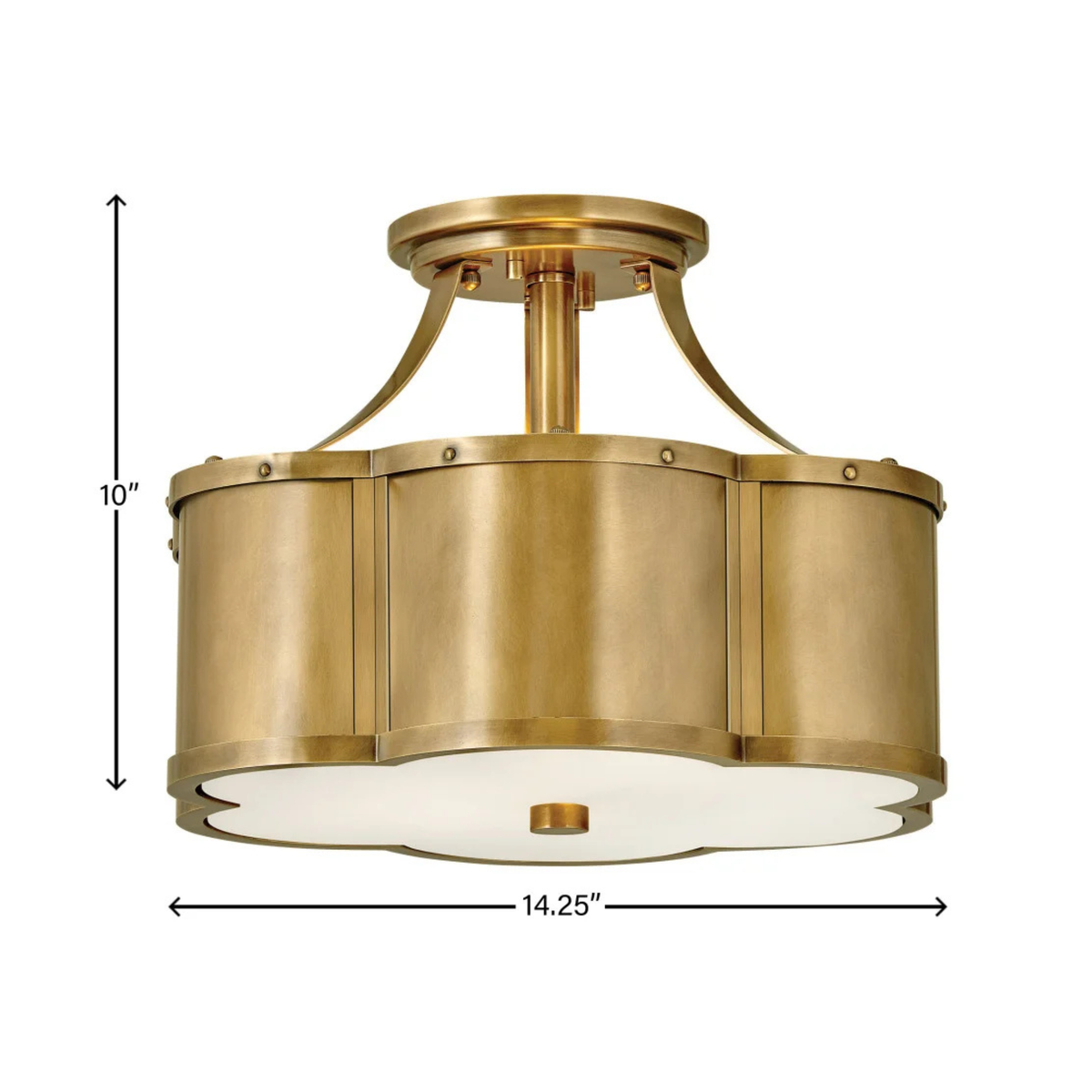 Chance 14.25" Semi-Flush Mount