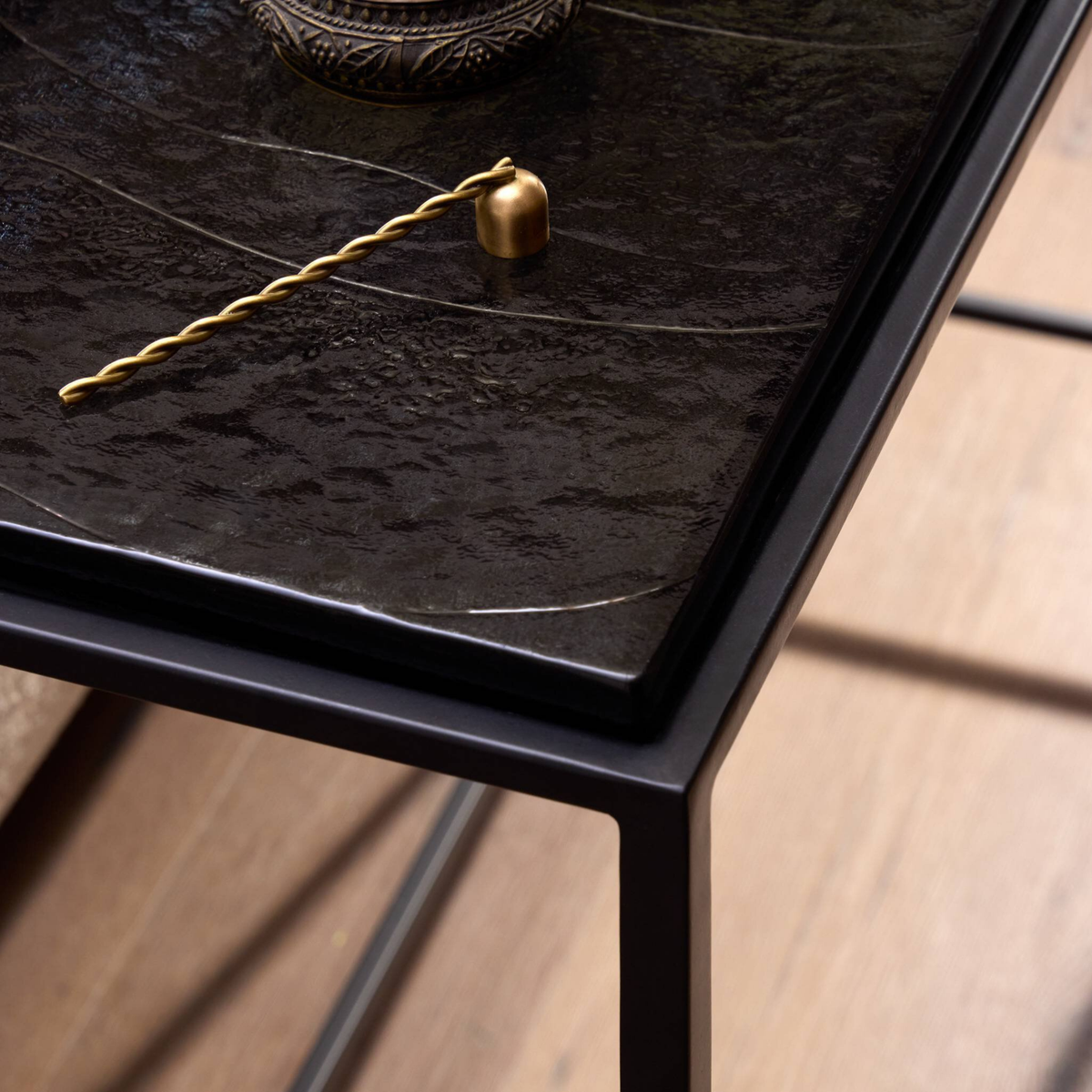 Dalston Cast Glass Console Table