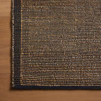 Gertrude (Amber Lewis × Loloi) GRT-01 Rug [Natural/Black]