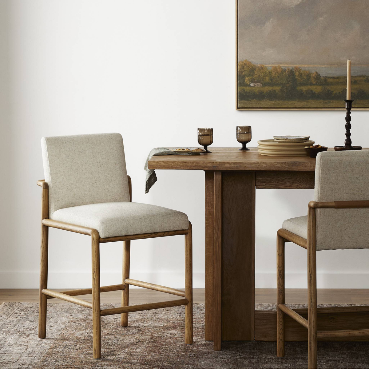Taki Counter Stool [Performance Fabric]