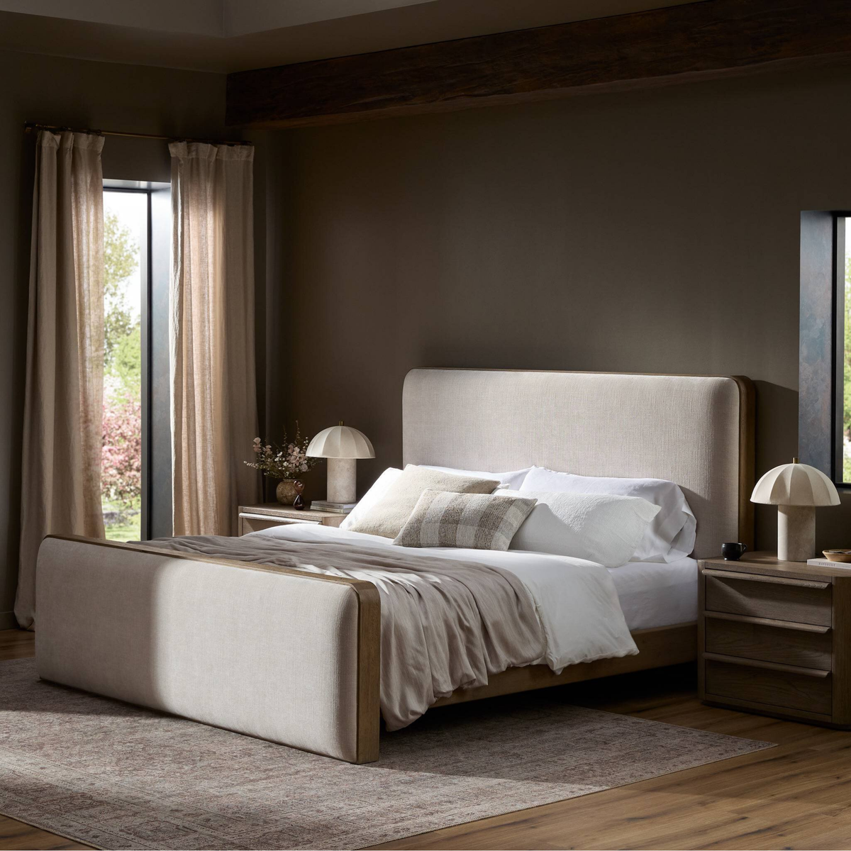 Pierce Queen Bed [Holland Sand]