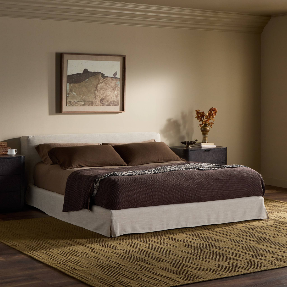 Aidan Slipcover King Bed