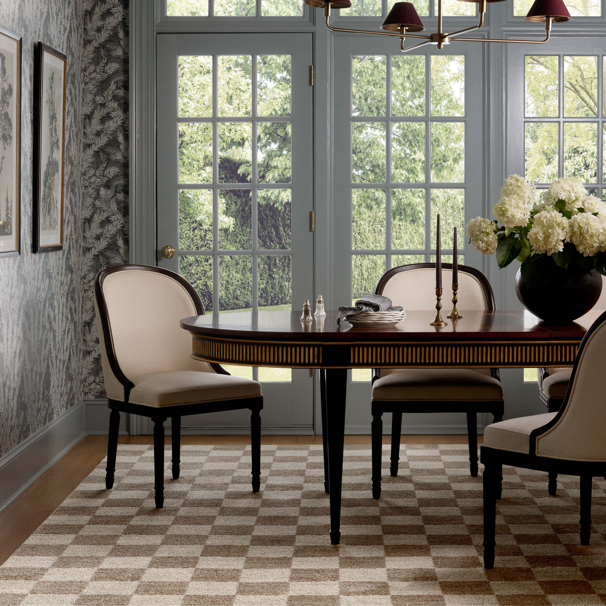Calvin CLV-01 (Chris Loves Julia × Loloi) Rug [Pebble/Ivory]