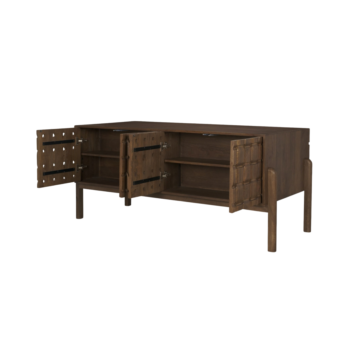 Trellyn Desk [/w Carved Woven Wood Front]