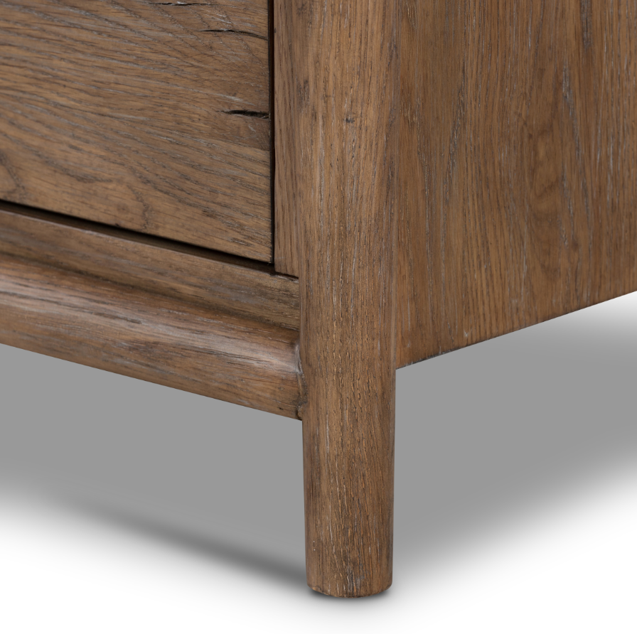 Gael 6 Drawer Dresser - Weathered Oak