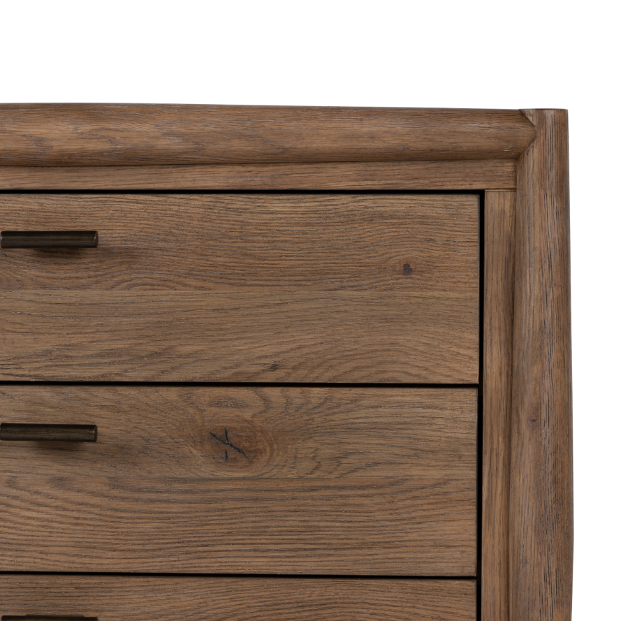 Gael Nightstand - Weathered Oak