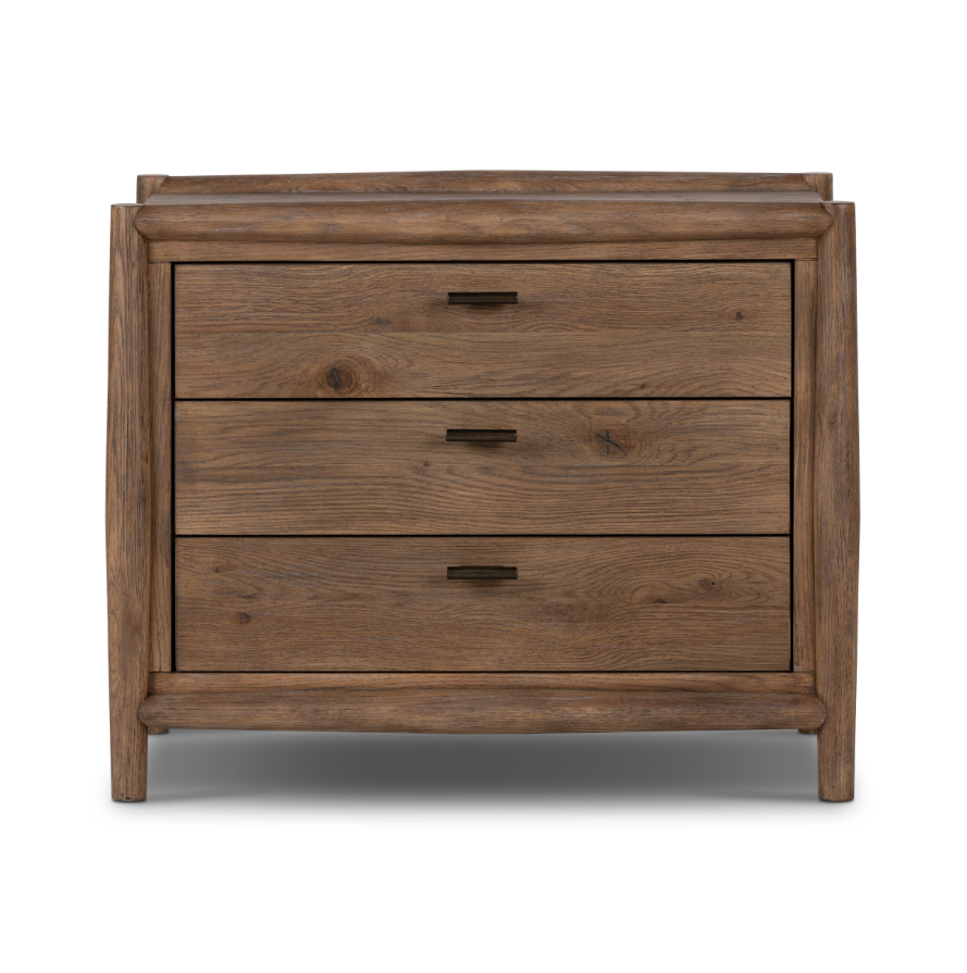 Gael Nightstand - Weathered Oak