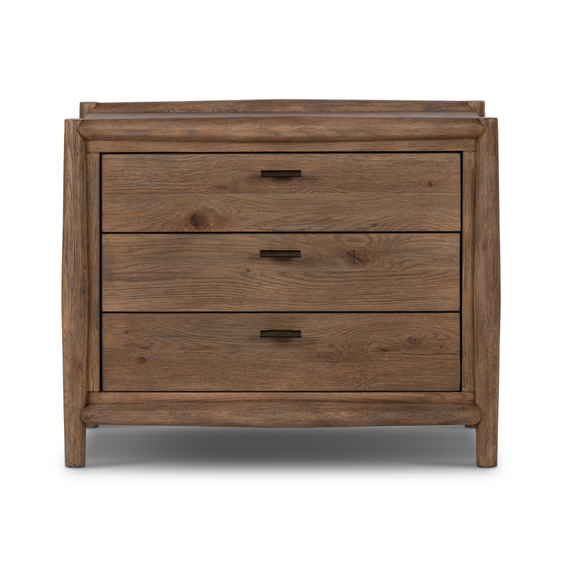 Gael Nightstand - Weathered Oak