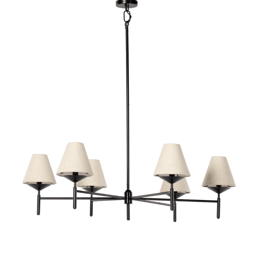 Danna Chandelier Jet Black