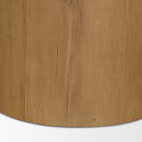 Siena Round 42" Travertine Top Dining Table