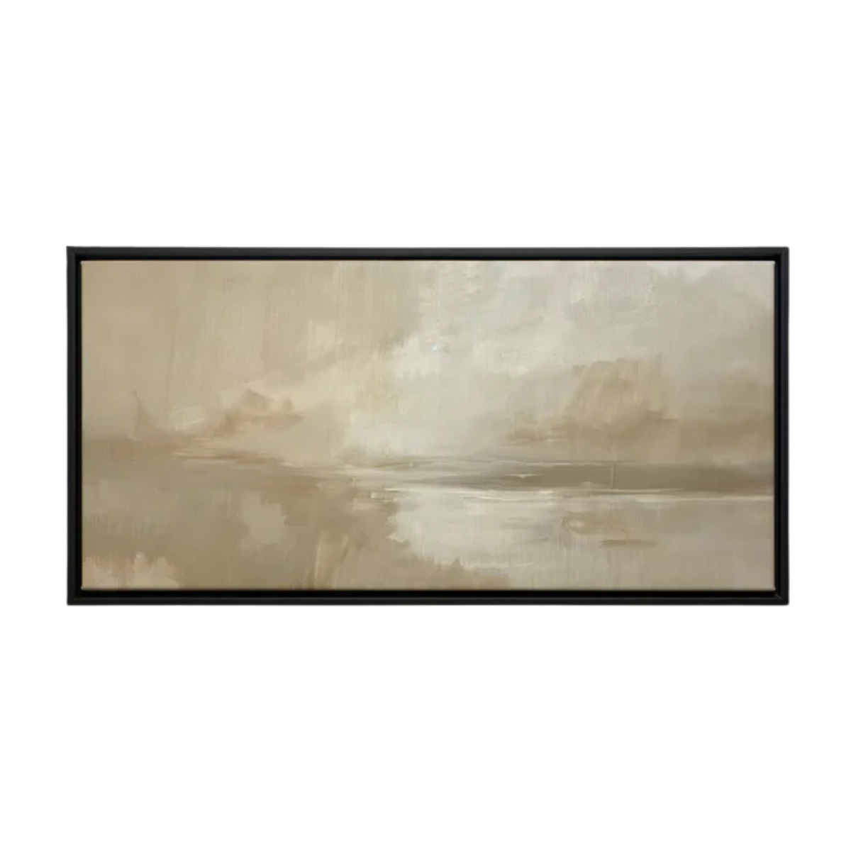Ivory Lake [Artwork on Stretched Canvas]