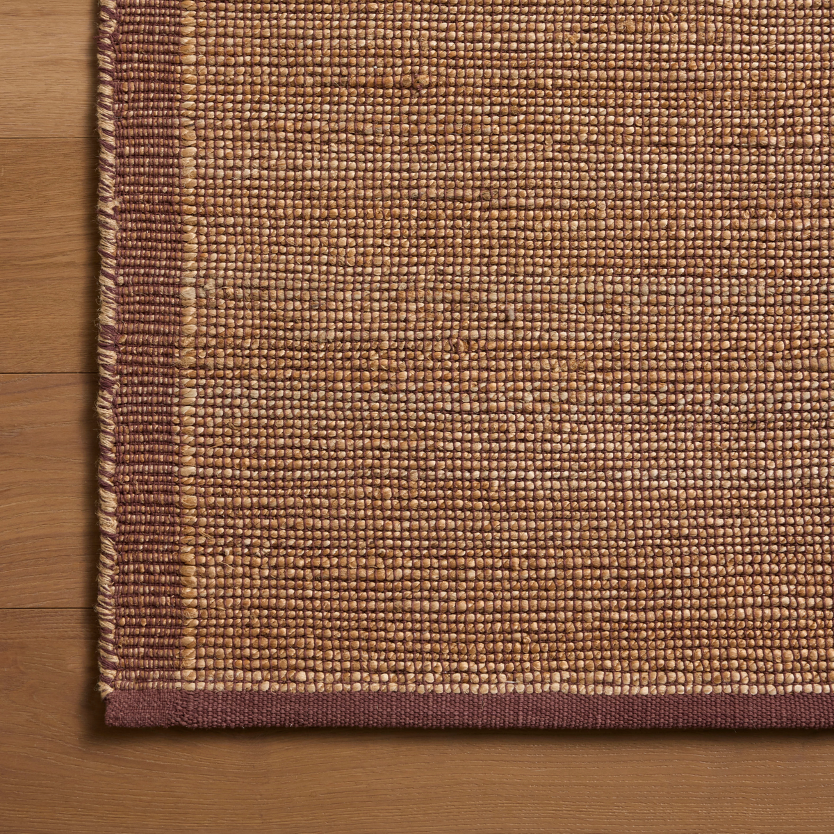 Gertrude (Amber Lewis × Loloi) GRT-01 Rug [Natural/Plum]