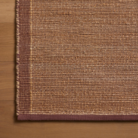 Gertrude (Amber Lewis × Loloi) GRT-01 Rug [Natural/Plum]