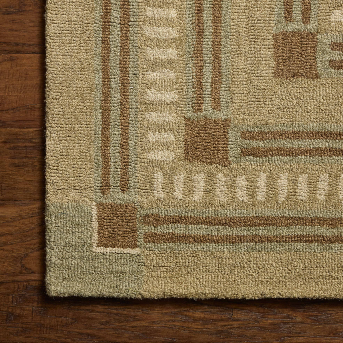 Alfie (Chris Loves Julia × Loloi) ALF-04 Rug [Sage/Natural]