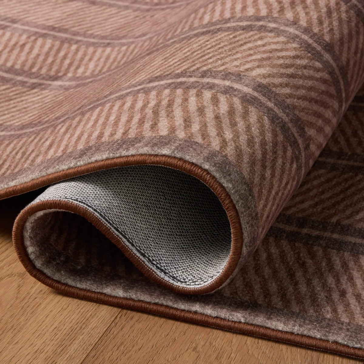 Bobby (Chris Loves Julia × Loloi) BOB-02 Rug [Camel/Plum]