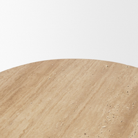 Elara Travertine Coffee Table
