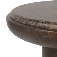 Zeke End Table [w/ Marble Top]