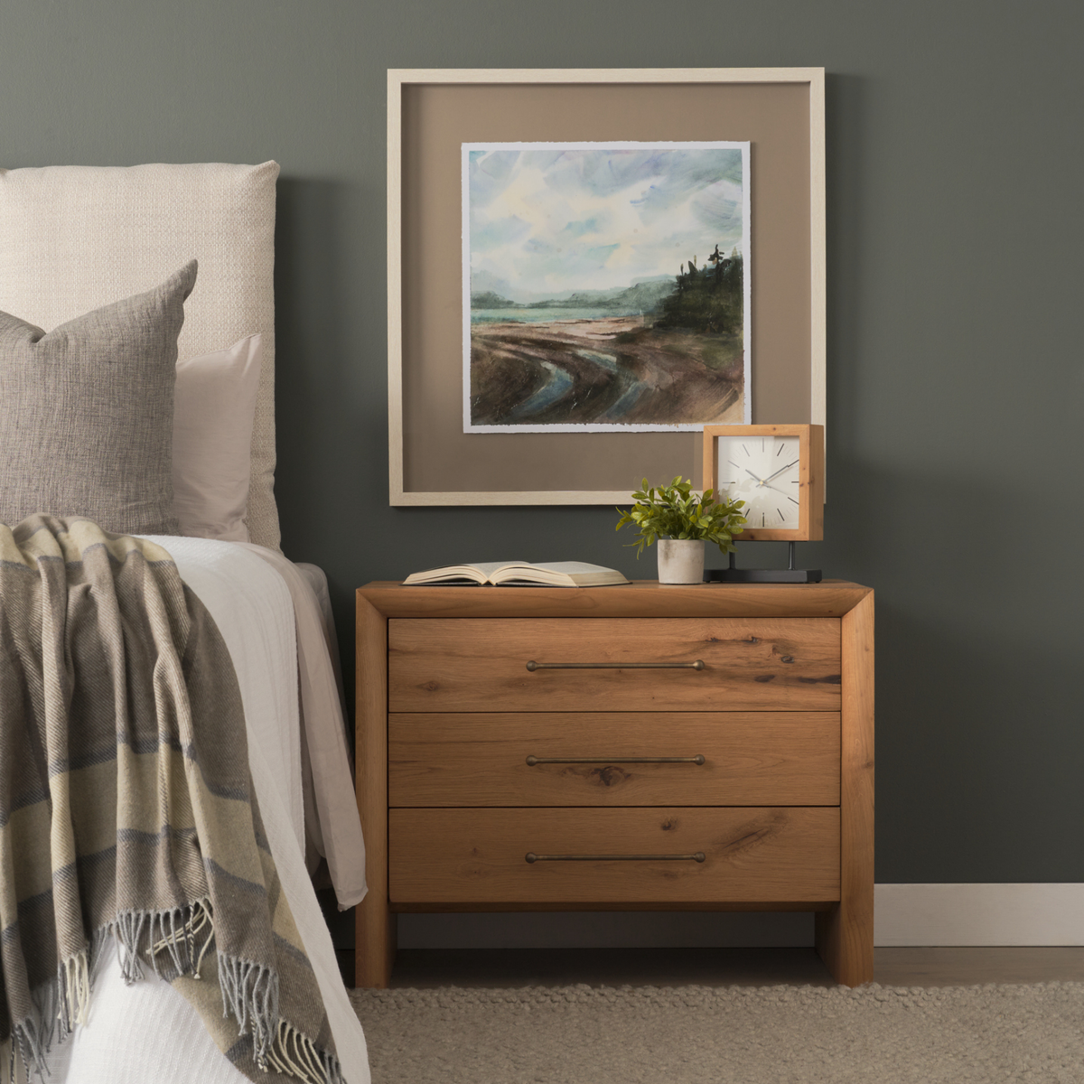 Belford 3-Drawer Nightstand