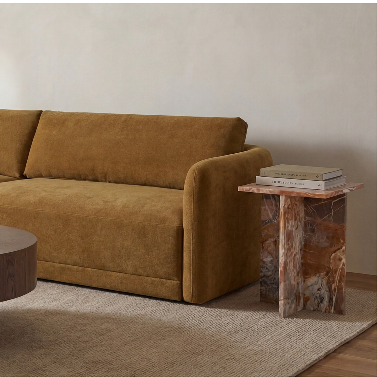 Beatrix Marble Accent Table
