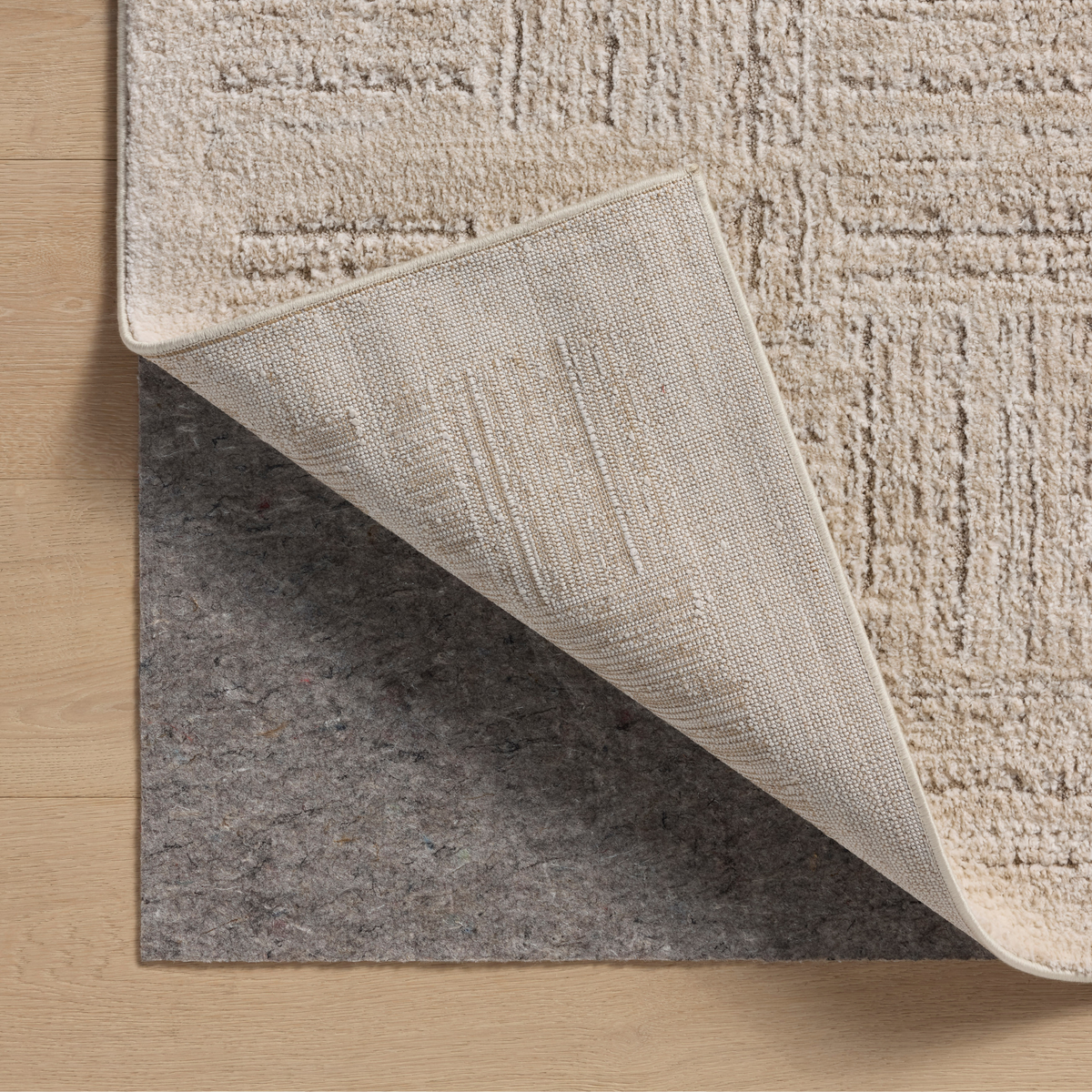 Monty (Amber Lewis × Loloi) MOT-01 Rug [Ivory/Taupe]