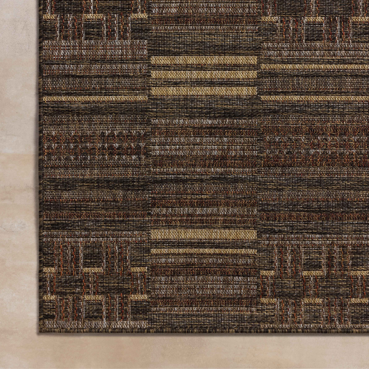 Birch BIR-01 Indoor/Outdoor Rug [Spice/Tobacco Rug]