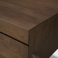 Trellyn Desk [/w Carved Woven Wood Front]