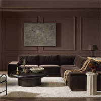 Isaiah 3-Piece Sectional [Surrey Cocoa Performance Fabric]