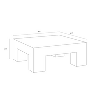 Rhys Outdoor Coffee Table