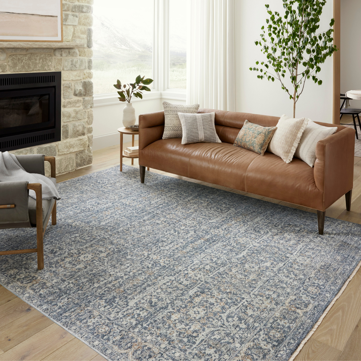 Blake BLA-03 (AR) Rug [Denim/Taupe]