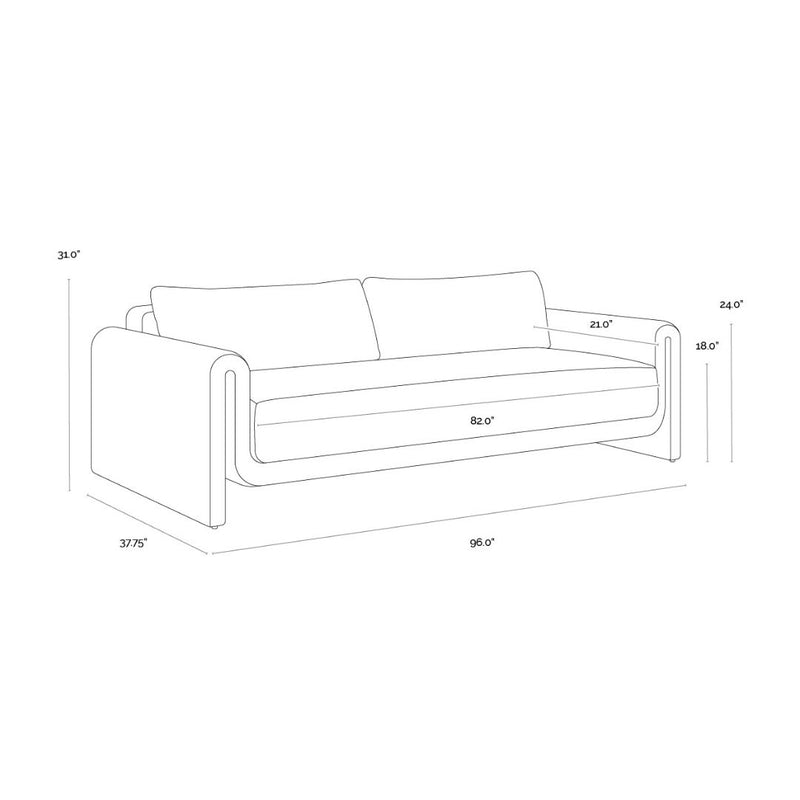 Tate Outdoor Sofa